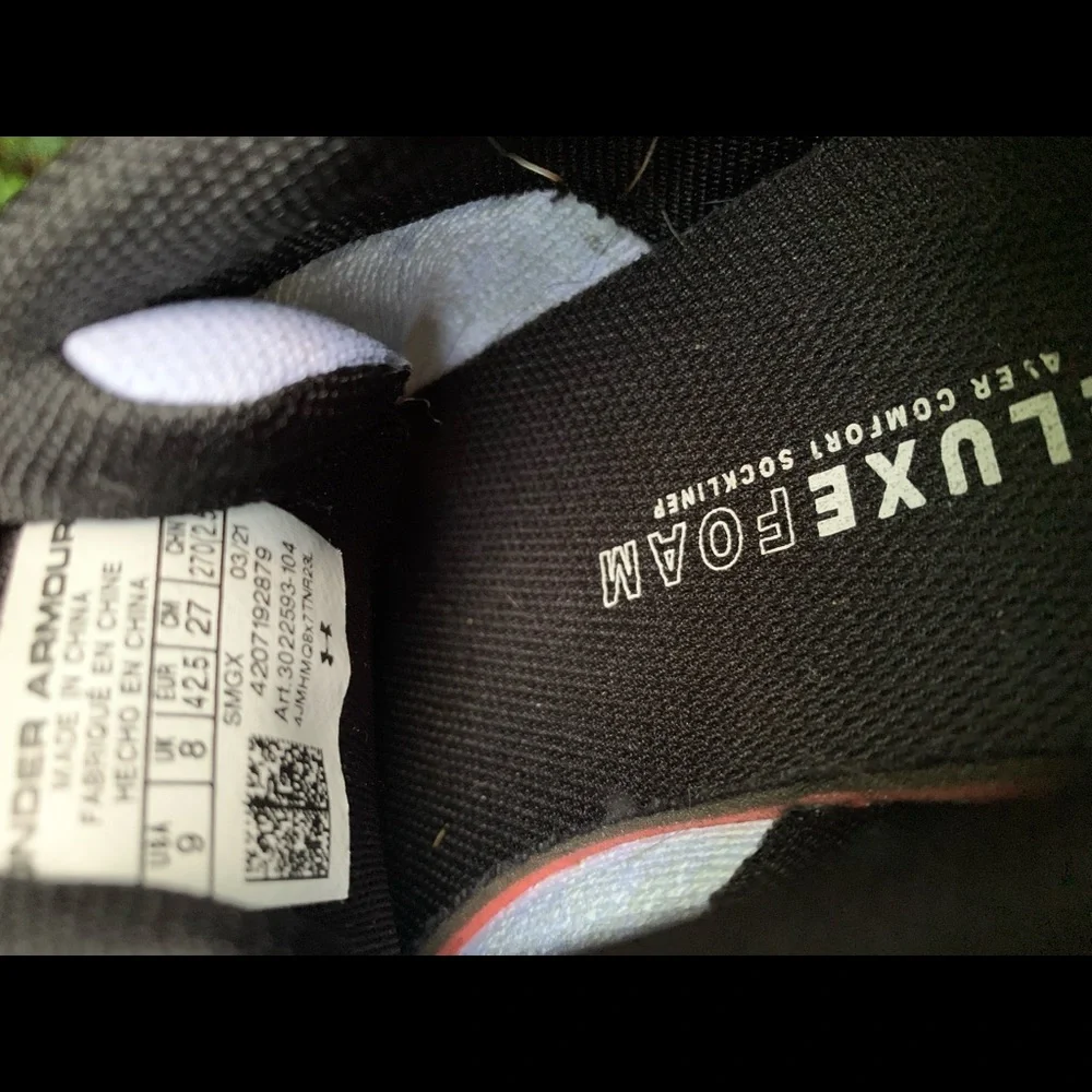 Under Armour Charged Impulse Knit Sz 9 men - Picture 8 of 8